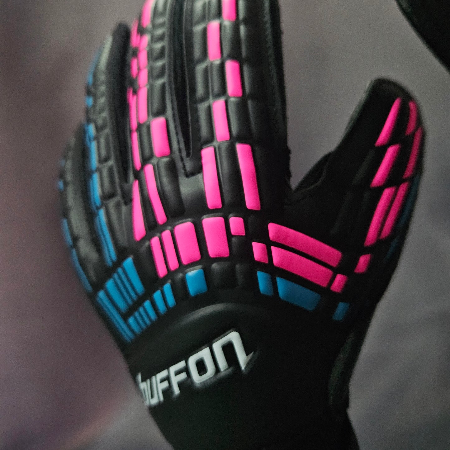 BUFFON - Pixel BASICO Negro Azul Fiusha