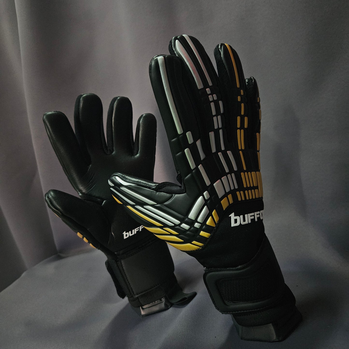 BUFFON - Pixel SEMIPRO Negro Oro Plata