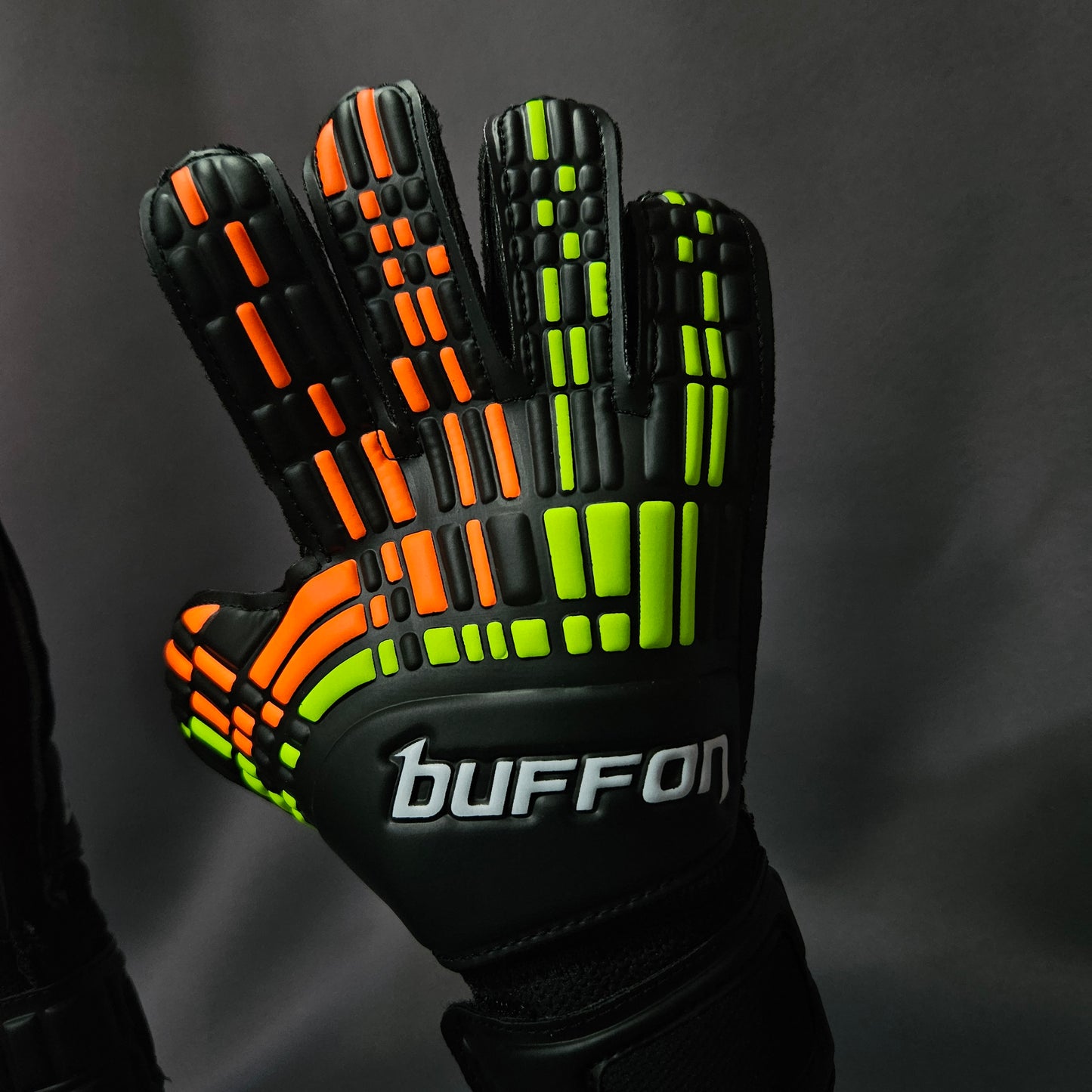 BUFFON - Pixel BASICO INFANTIL Negro Neon Naranja
