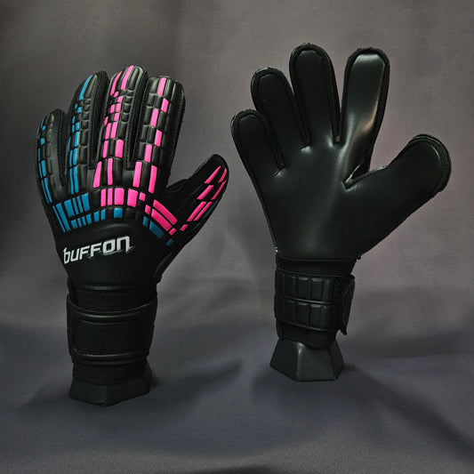 BUFFON - Pixel BASICO Negro Azul Fiusha