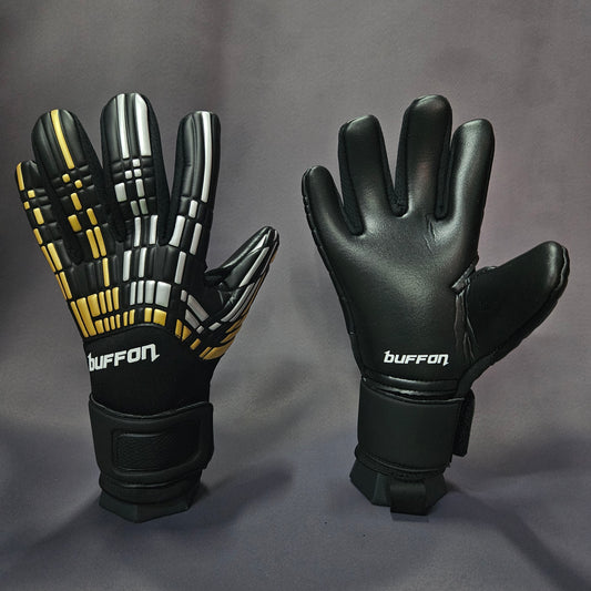 BUFFON - Pixel SEMIPRO Negro Oro Plata